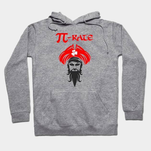 PI Day Pirate Hoodie by A Zee Marketing